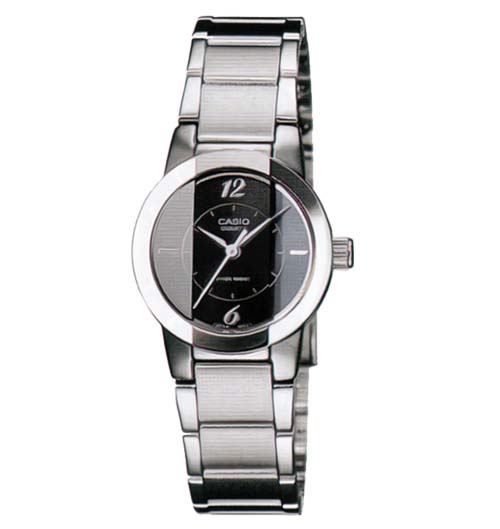 Đồng hồ Nữ Casio LTP-1230D-1CDF Dây đeo kim loại - Mặt màu đen